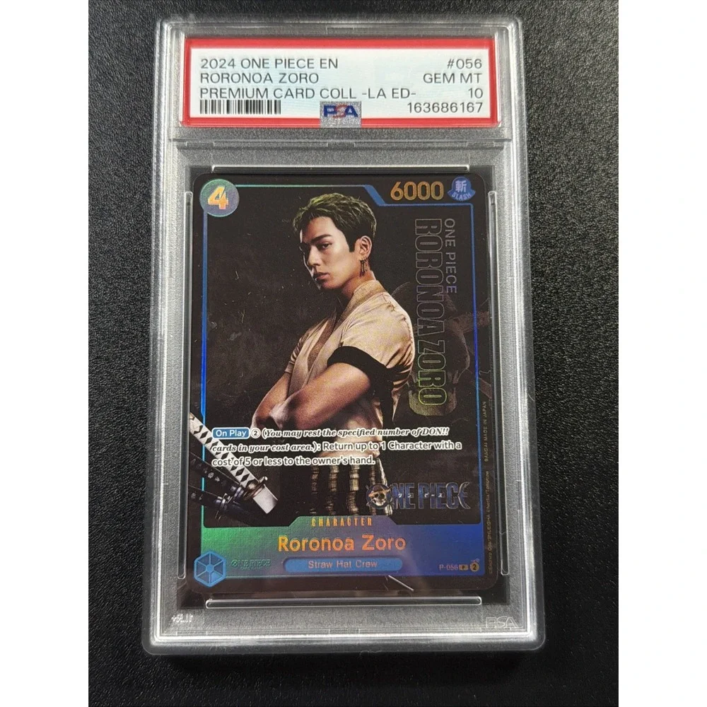 2024 One Piece Premium Card Collection Live Action Roronoa Zoro PSA 10 #056 B2